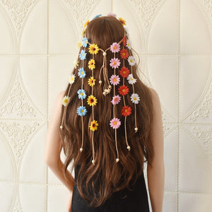 Boho Indian Tribal Flower Hairband Tiara