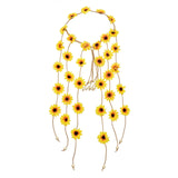 Boho Indian Tribal Flower Hairband Tiara