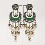Bohemian Long Earrings Indian Jhumka Jhumki Tassel Earrings