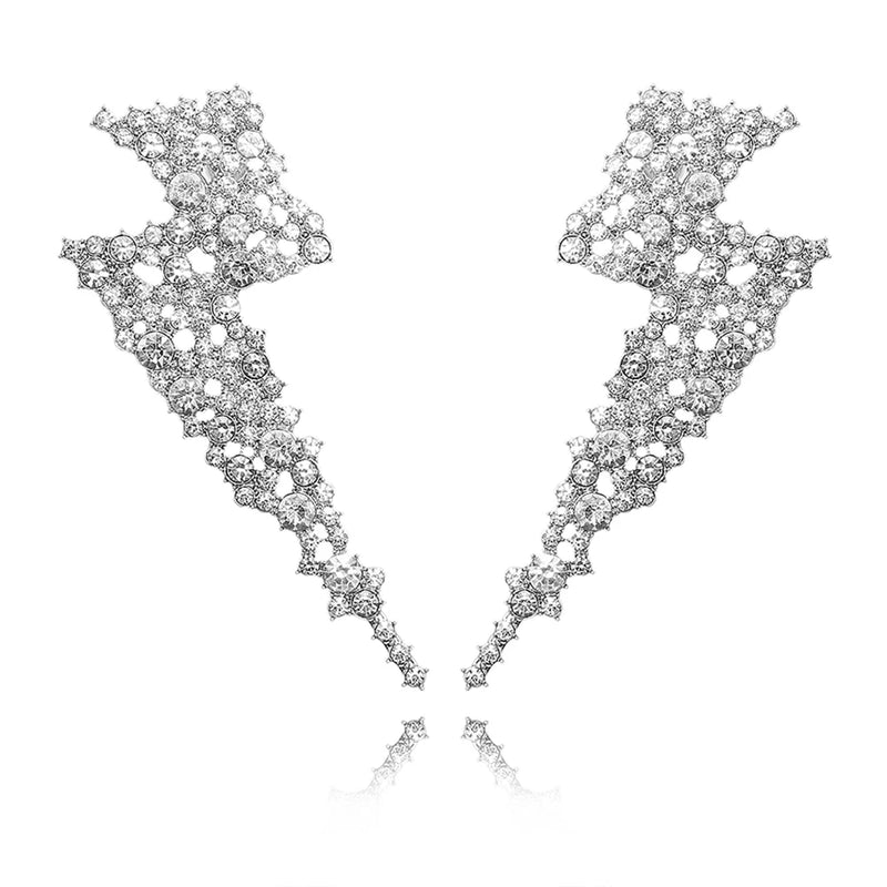 Bohemian Lightning Rhinestone Earrings Crystal Party Jewelry