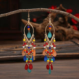 Boho Tassel Earrings Drop Dangle Jewelry Boucle Oreille Femme