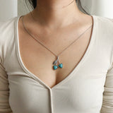 Bohemian Cross Charm Pendant Set