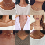 Bohemian Moon Star Heart Choker Necklace Pendant Jewelry Bijoux
