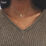 Bohemian Crystal Heart Choker Necklace for Women