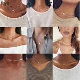 Bohemian Crystal Heart Choker Necklace for Women