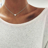 Bohemian Moon Star Heart Choker Necklace Pendant Jewelry Bijoux