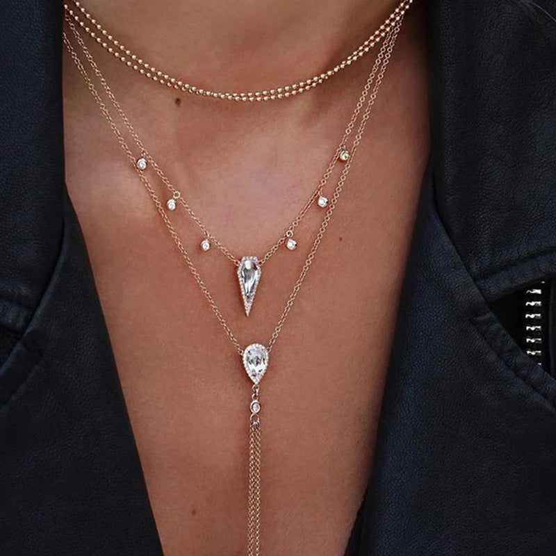 Bohemian Moon Star Necklace Vintage Chokers Jewelry Gift