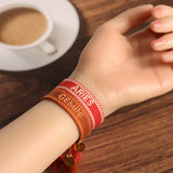 Boho Zodiac Bracelet for Women - Constellation Tag Jewelry