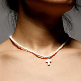 Bohemian 4mm Turquoise Stone Chokers Necklaces for Women