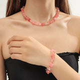 Bohemian Stone Bead Choker Necklace for Ladies