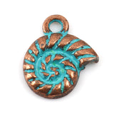 Bohemian Ocean Metal Charms Conch Seahorse Pendants DIY Jewelry