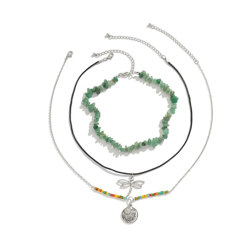 Bohemian Carnelian Crystal Necklace Choker