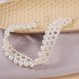 Bohemian Hand-woven Pearl Clavicle Necklace for Women