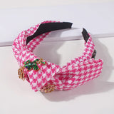 Bohemian Plaid Headbands Women's Hair Accessories Knotted Hairband