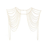Boho Punk Chain Necklaces Collar Shoulder Chain Style Long Necklaces