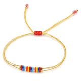 Boho Rainbow Beaded Friendship Bracelet For Women