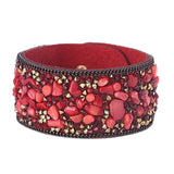 Boho Retro Women's Bracelet Rhinestone Bead Bangle