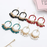 Bohemian Tassel Earrings Ethnic Style Geometric Statement Jewelry