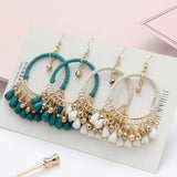 Bohemian Tassel Earrings Ethnic Style Geometric Statement Jewelry