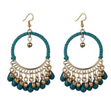 Bohemian Tassel Earrings Ethnic Style Geometric Statement Jewelry