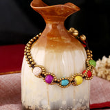 Bohemian Semi-precious Stones Anklet