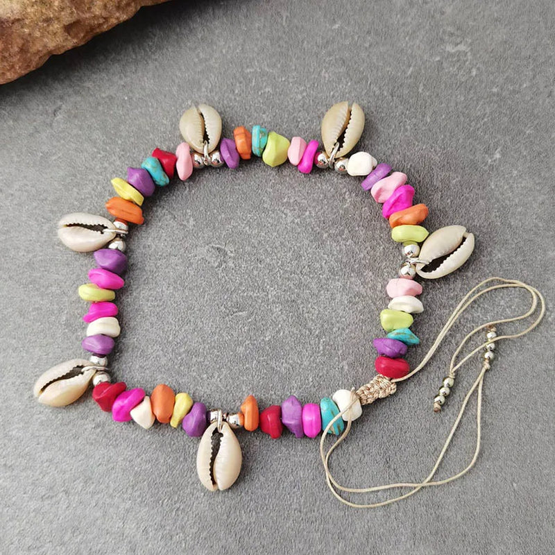 Bohemian Shell Anklets for Women - Summer Beach Foot Jewelry