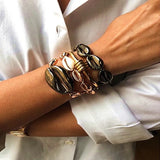 Bohemian Shell Beach Jewelry Silver Shell Bangles