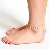 Bohemian Star Tassels Anklets for Women Charms Summer Link Chain Ankle Bracelet