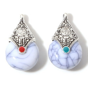 Bohemian Style Multicolor Drop Pendants 10PCs