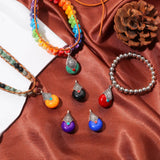 Bohemian Style Multicolor Drop Pendants 10PCs