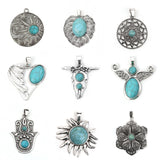 Bohemian Style Metal Pendants Sun Charms DIY Jewelry Findings