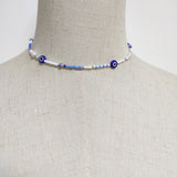 Boho Pearl Beaded Necklace for Women