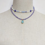 Boho Pearl Beaded Necklace for Women