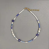 Boho Pearl Beaded Necklace for Women