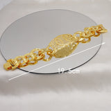 Bohemian Rhinestone Watch Chain Bangle Wedding Jewelry