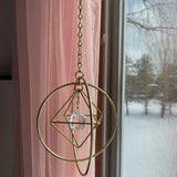 Bohemian Suncatcher Prism Crystal Car Window Decoration