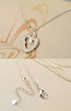 Boho Sweet Heart Necklaces 925 Silver Star Mickey Pendant Chokers