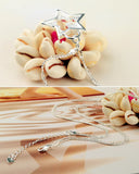 Boho Sweet Heart Necklaces 925 Silver Star Mickey Pendant Chokers