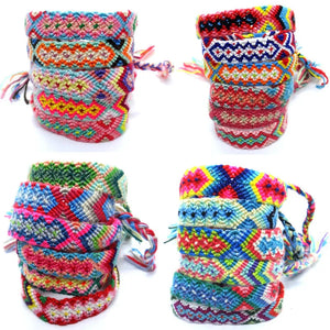Boho Multicolor String Cord Braided Bracelet