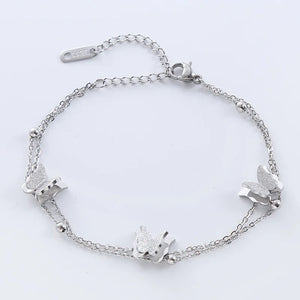 Bohemian Butterfly Chain Bracelets for Women Men