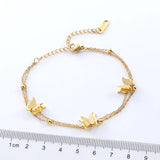 Bohemian Butterfly Chain Bracelets for Women Men