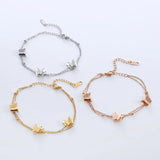 Bohemian Butterfly Chain Bracelets for Women Men