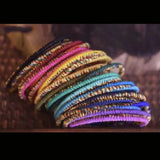 Boho Tiger Eye Peace Bracelet Bangle Multicolor Thread Friendship Bracelet