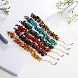 Bohemian Natural Stone Bracelet Crystal Gravel Charm Jewelry
