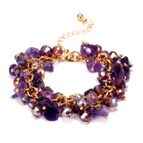 Bohemian Natural Stone Bracelet Crystal Gravel Charm Jewelry