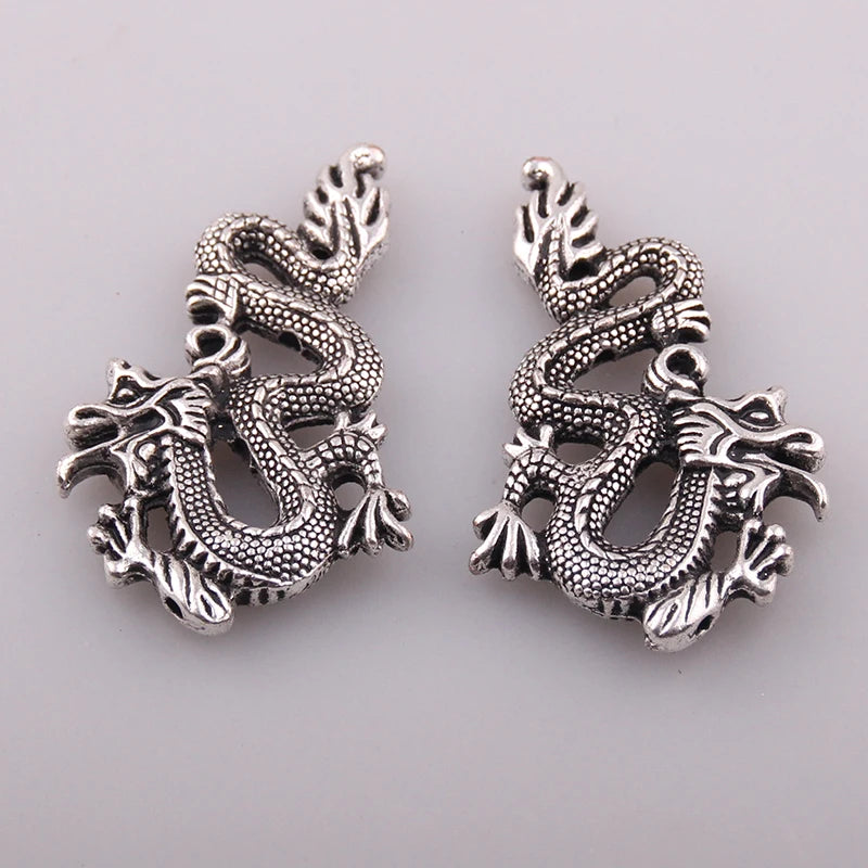 Bohemian Tribal Jewelry Chinese Dragon Charm Pendant