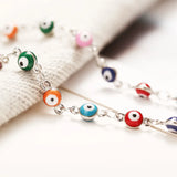 Bohemian Eyes Beads Anklets Evil Eye Pendant Anklet Bracelet