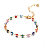 Bohemian Eyes Beads Anklets Evil Eye Pendant Anklet Bracelet