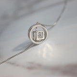 Boho Vintage Cube Box Necklace Choker Charm Jewelry