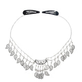 Vintage Metal Leaf Tassel Head Chains Headbands Ethnic Hair Accessory